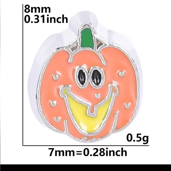 $3 HALLOWEEN FLOATING CHARM SET. NEW. $3 IF BUNDLED - Picture 7 of 16